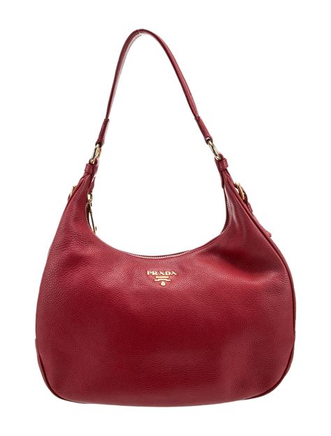 prada daino vitello hobo|Prada hobo price.